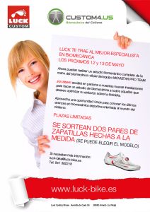 Luck prepara tu estudio biomecánico con custom4.us